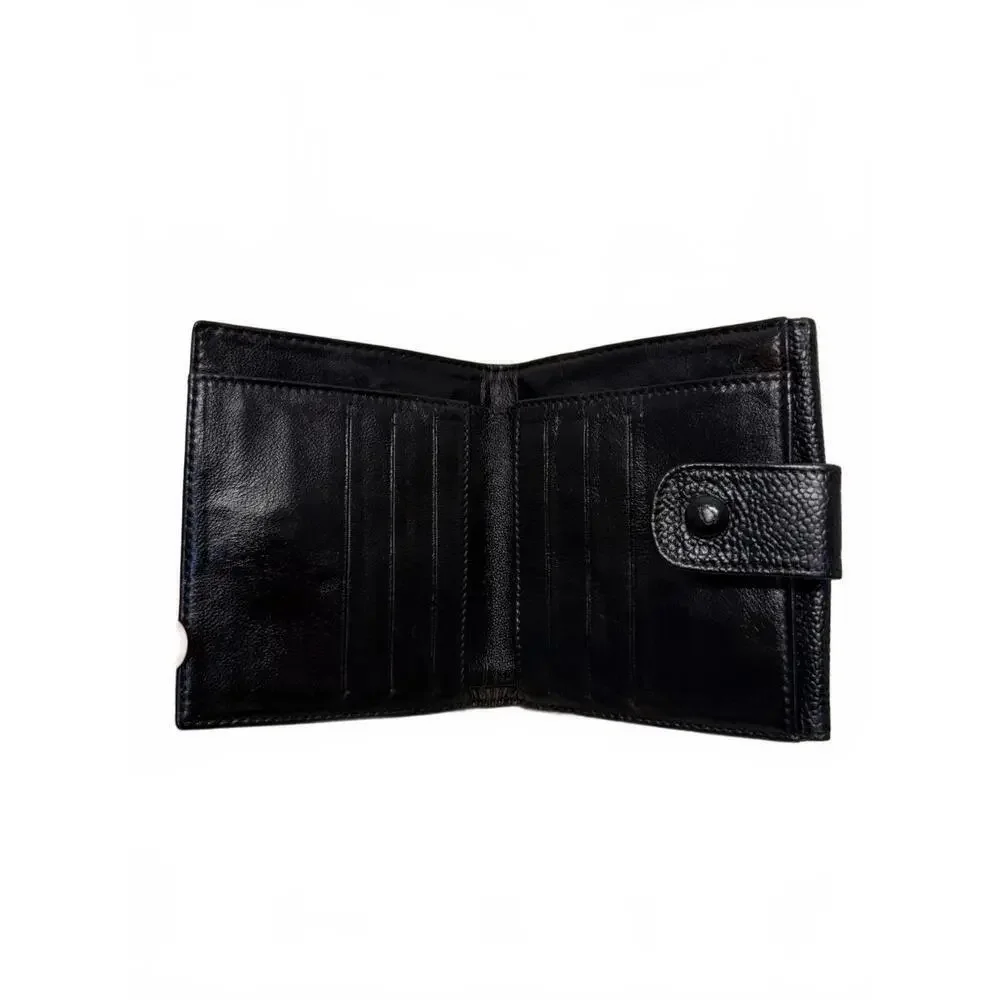 Chanel Black Caviar Leather Wallet- Great Used Condition